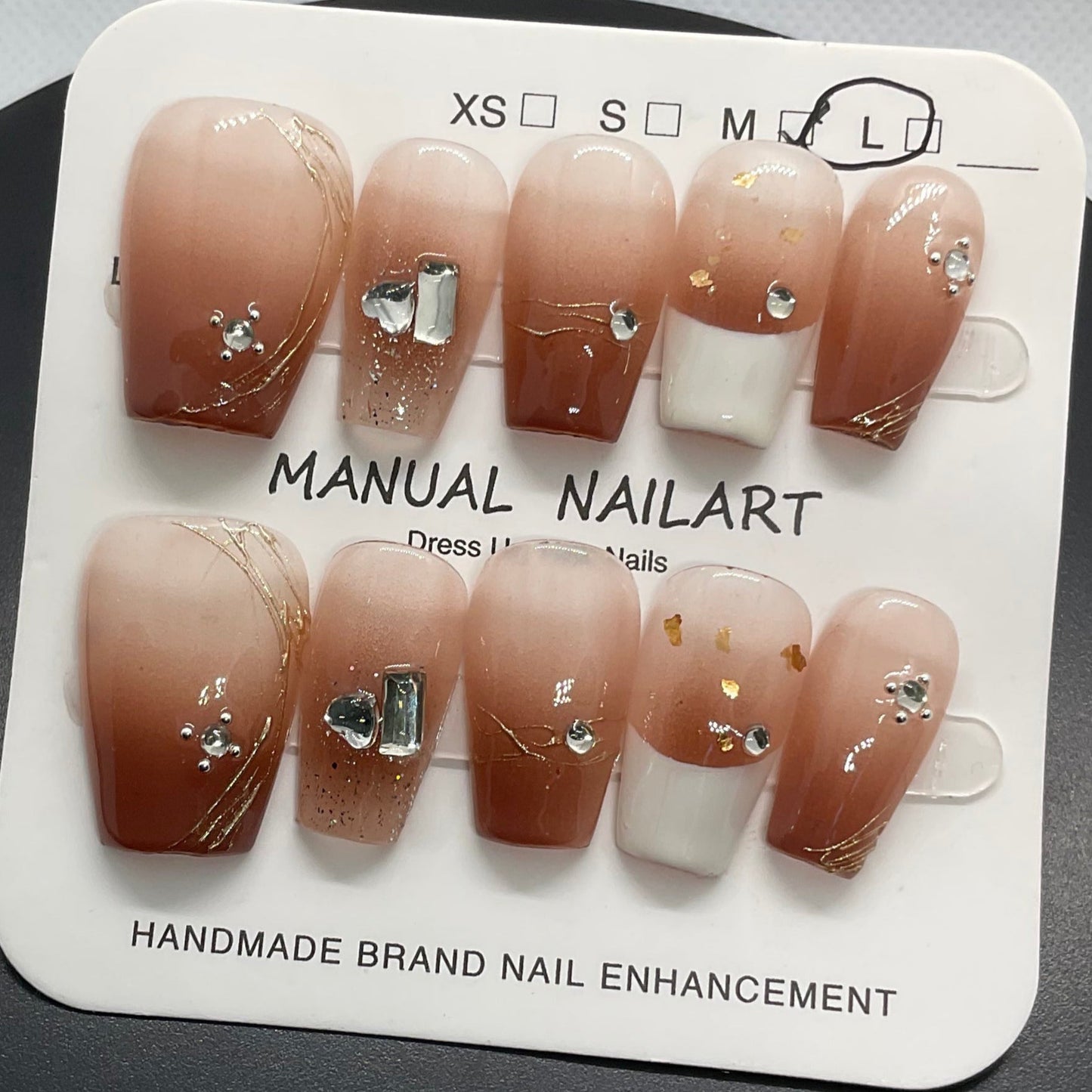 Crystal Drip nail set